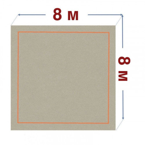 Ковер для художественной гимнастики (тренировочный) 8x8м